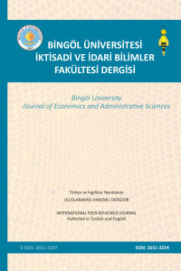 Bingol University Journal of Economics and Administrative Sciences