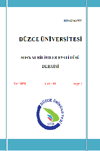 Duzce University Journal of Social Sciences
